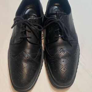Ecco Black Men's Oxford Shoes